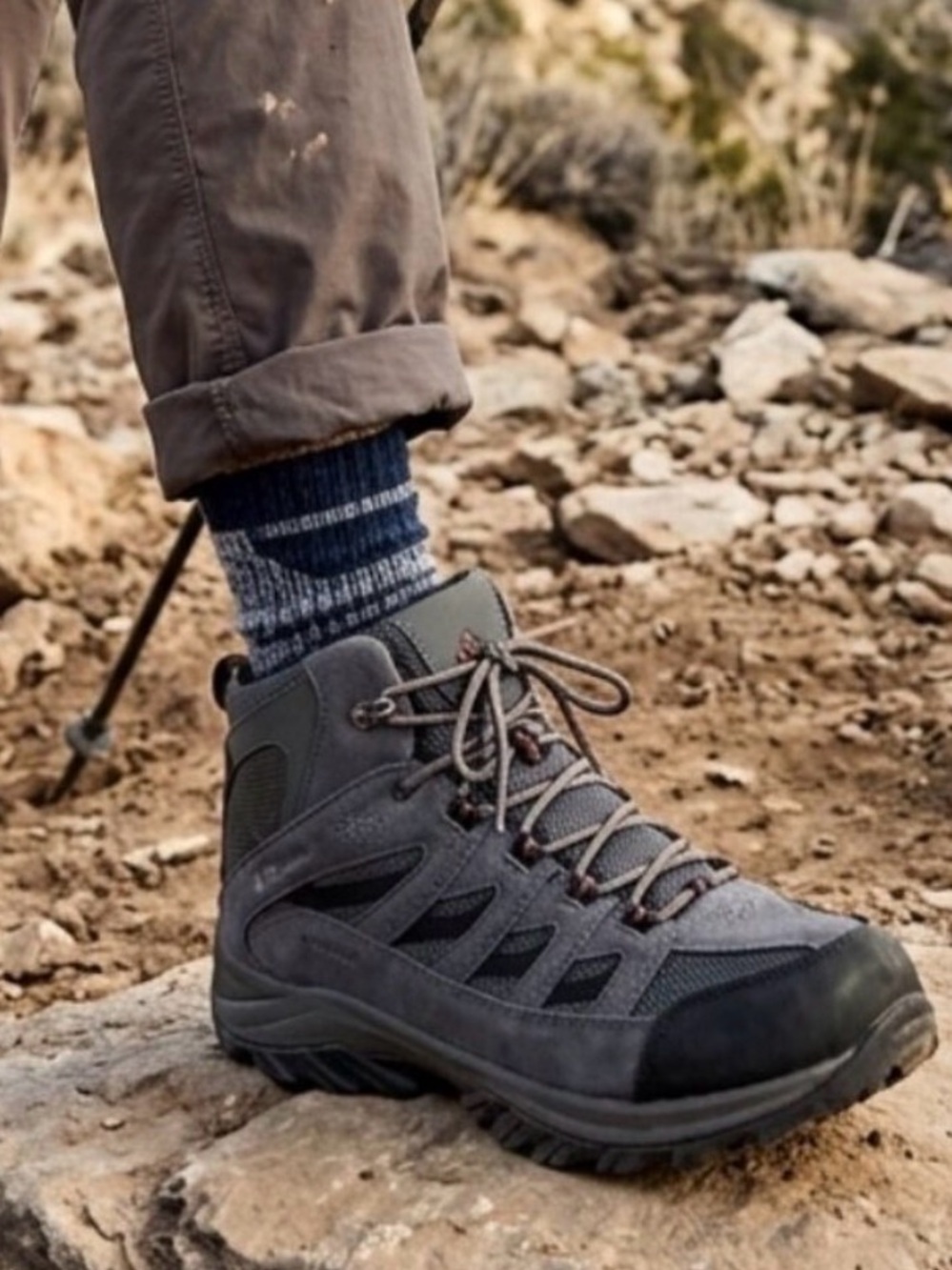 Columbia Crestwood Leather Waterproof Hiking Boots